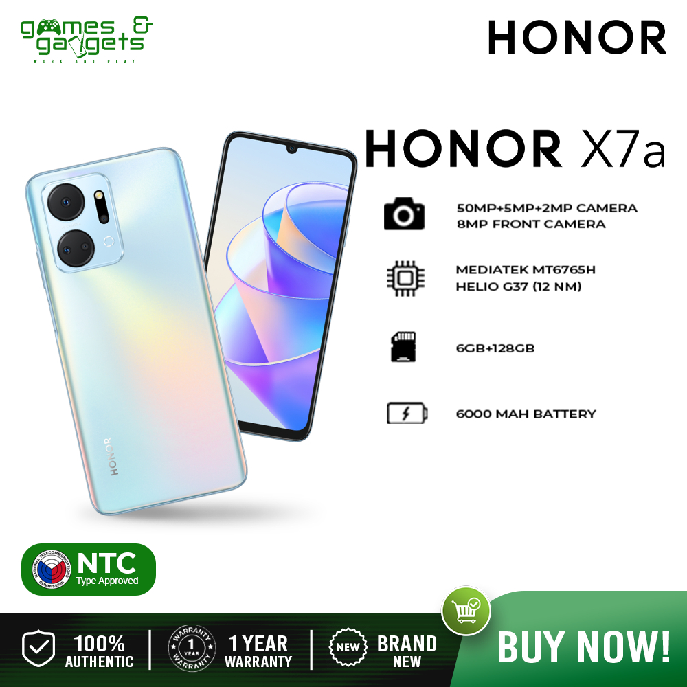 HONOR X7A 6Gb + 128Gb | Shopee Philippines