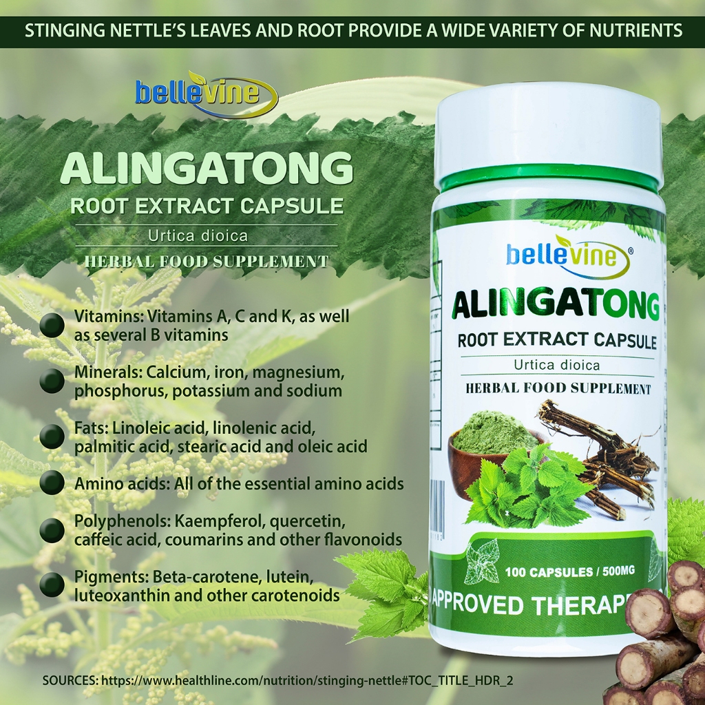 Bellevine Alingatong Capsule Herbal Root Extract Supplements Capsules ...