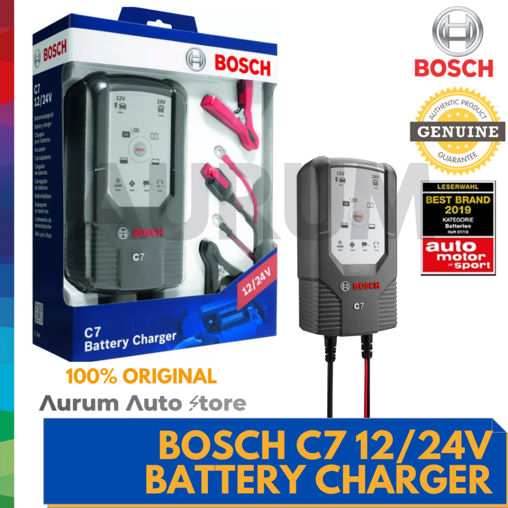 Bosch Battery Charger C7 12V/24V Shopee Philippines