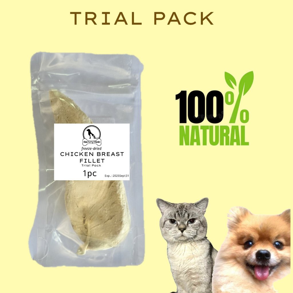 Trial Feeze dried chicken breast beef pork duck liver salmon meat ...