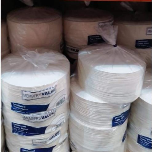 Member's Value Laminated Disposable Paper Plates 150pcs / Member's ...