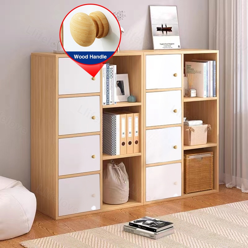 4 Layers Drawer Cabinet Locker With Door Storage Cabinet Chest Of ...