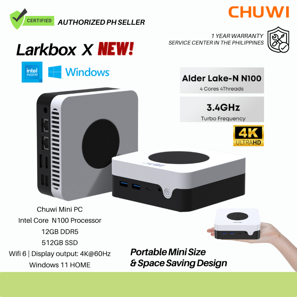 Chuwi - Larkbox X 2023 DDR5 12GB 512GB Chuwi Larkbox X Mini PC
