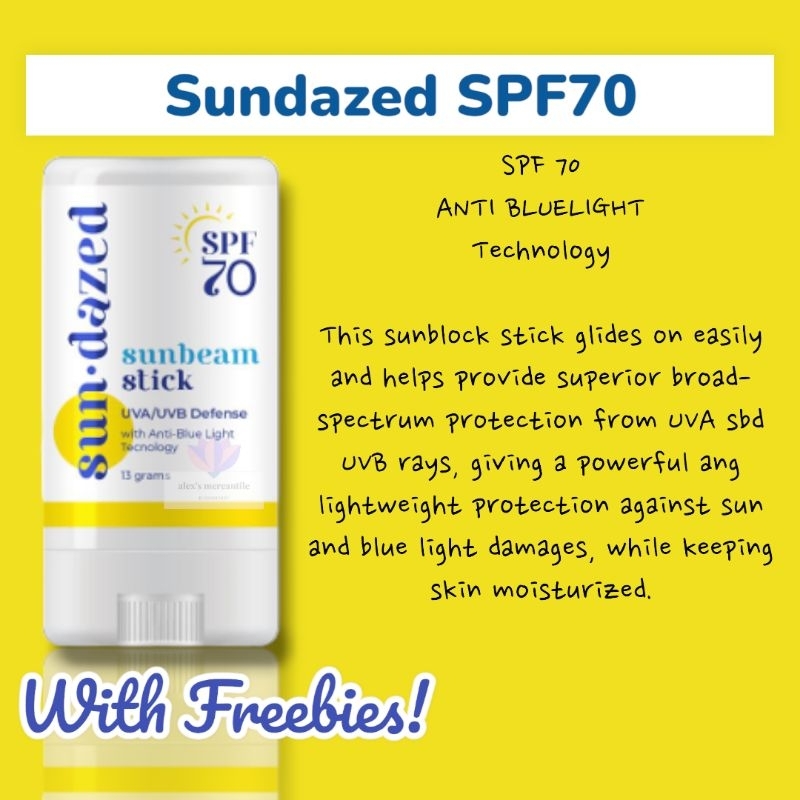 Sundazed Sun Dazed Sunblock Stick SPF70 | Shopee Philippines