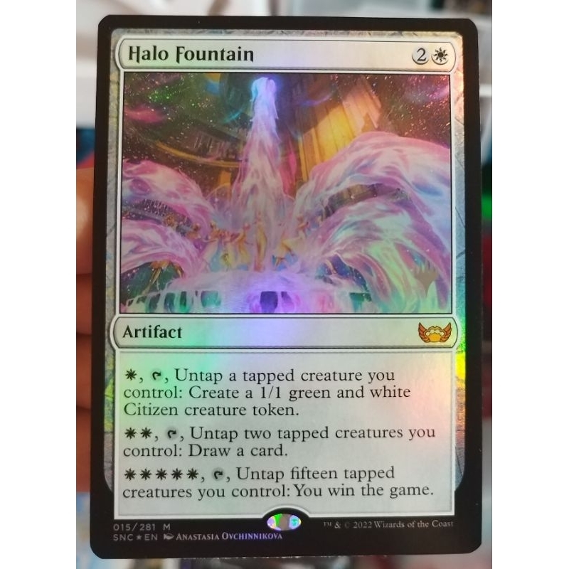 Halo Fountain Promos Foil (Magic the gathering) | Shopee Philippines