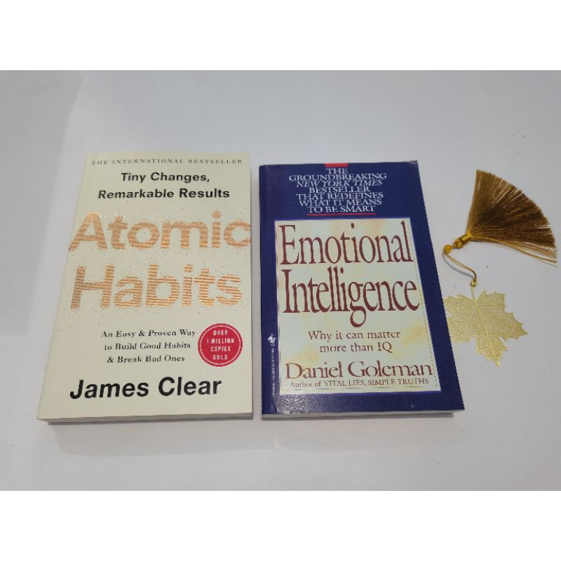 [ BUNDLE PROMO ] ATOMIC HABITS + EMOTIONAL INTELLIGENCE 100% BRAND NEW ...