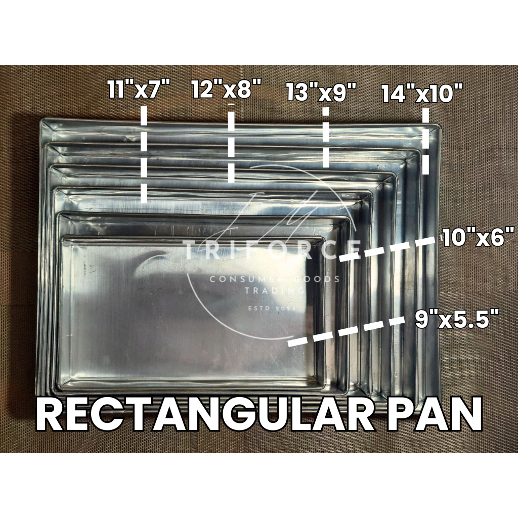 RECTANGULAR CAKE PAN MOLDER (SOLD PER PIECE) (DIRECT FROM MANUFACTURER ...