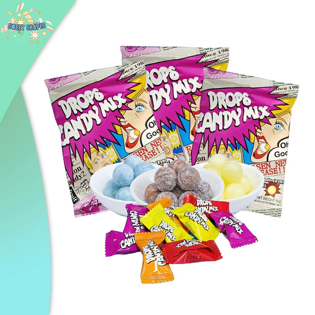Sweet Shape 1 Piece Sour Drops Candy Mix Hard Sweet Candy Plum Sour ...