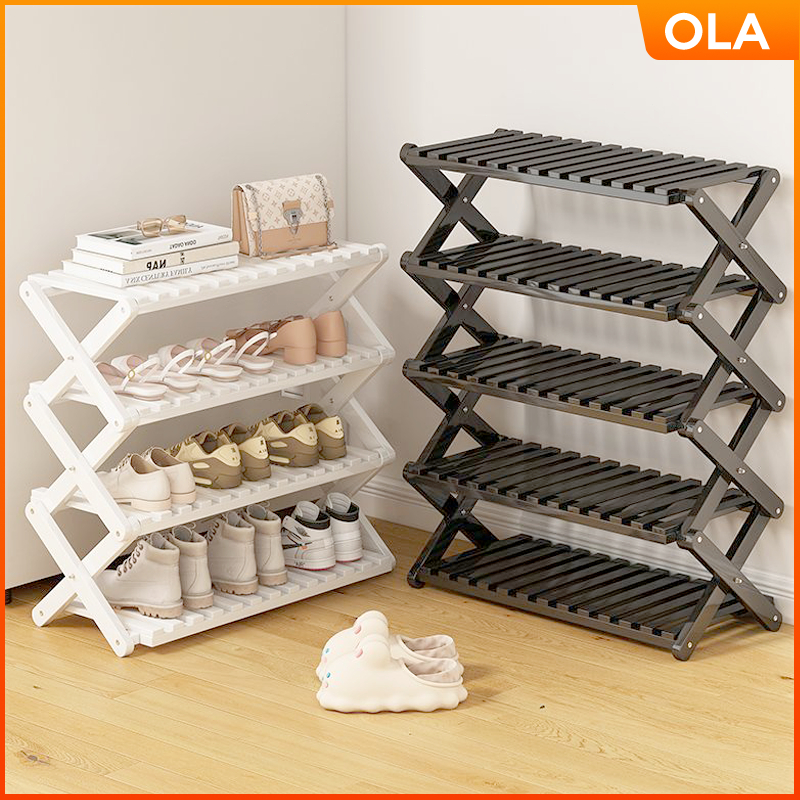 OLA Multi-layer shoe rack student dormitory assembled storage rack ...
