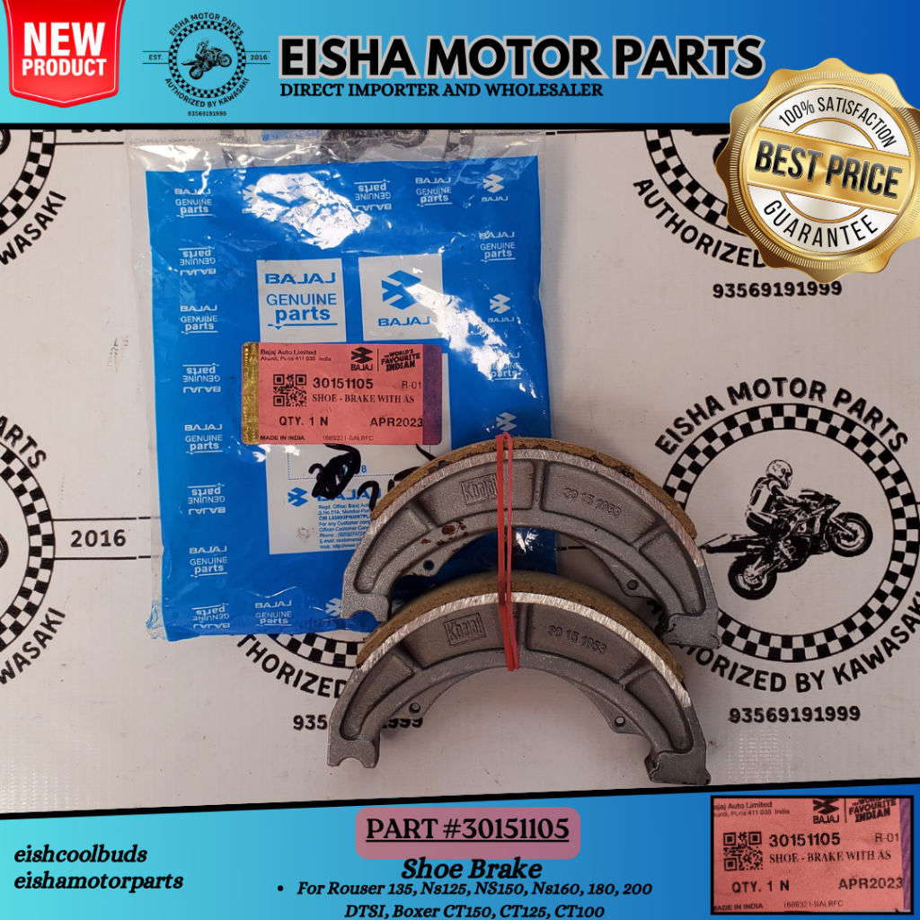 Bajaj pulsar 15 brake shoe price hot sale