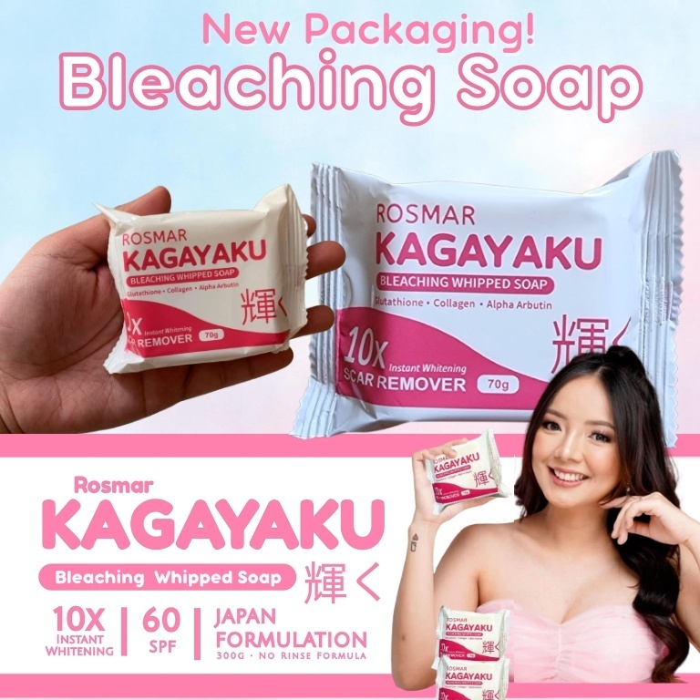 Original 10PCS Rosmar Kagayaku Soap Effective Whitening Soap Fda Approved  Authorized Distributor | Shopee Philippines