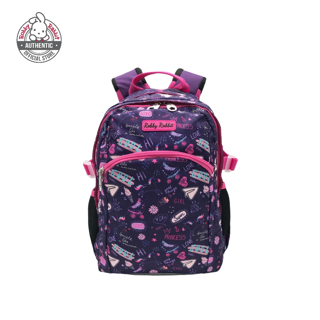 Robby Rabbit Unicorn Wonderland Backpack 14-Inch (Purple, Pink, Unicorn ...