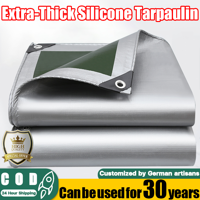 (FREE Rope)2024 German Military Tarpaulin waterproof makapal WATERPROOF ...