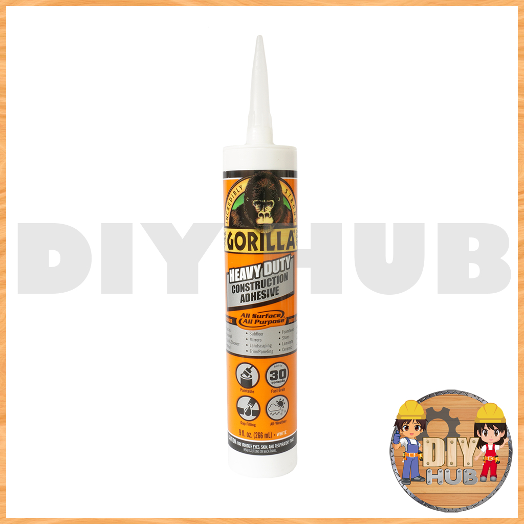 GORILLA Heavy Duty Construction Adhesive Cartridge 9oz | Shopee Philippines