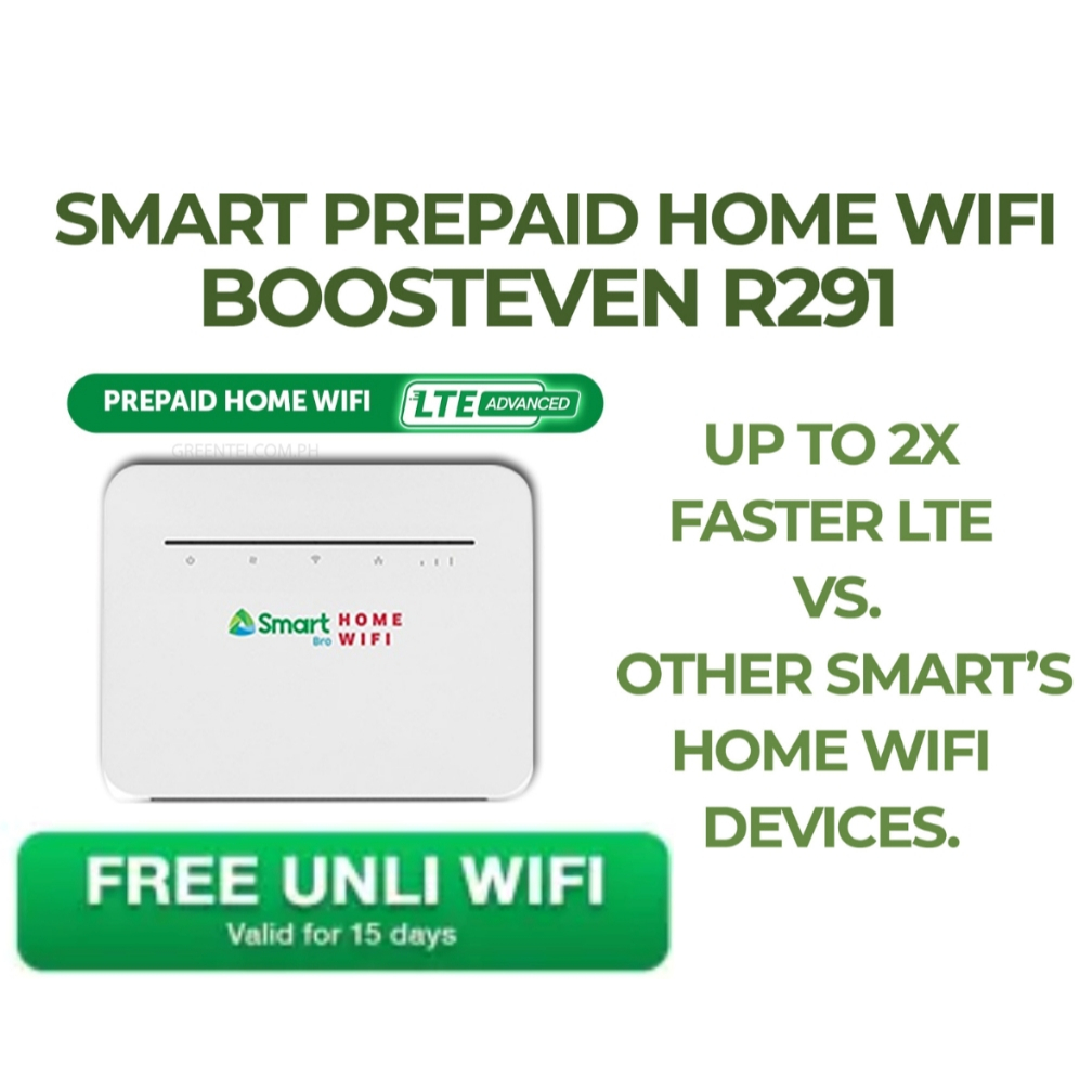 SMART PREPAID HOME WIFI LTE ADVANCE - BOOSTEVEN R291 (BRAND NEW AND ...