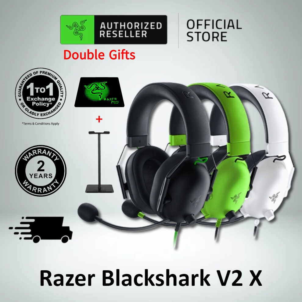 【24H Ship】Razer BlackShark V2 X HyperClear Cardioid Mic Gaming ...