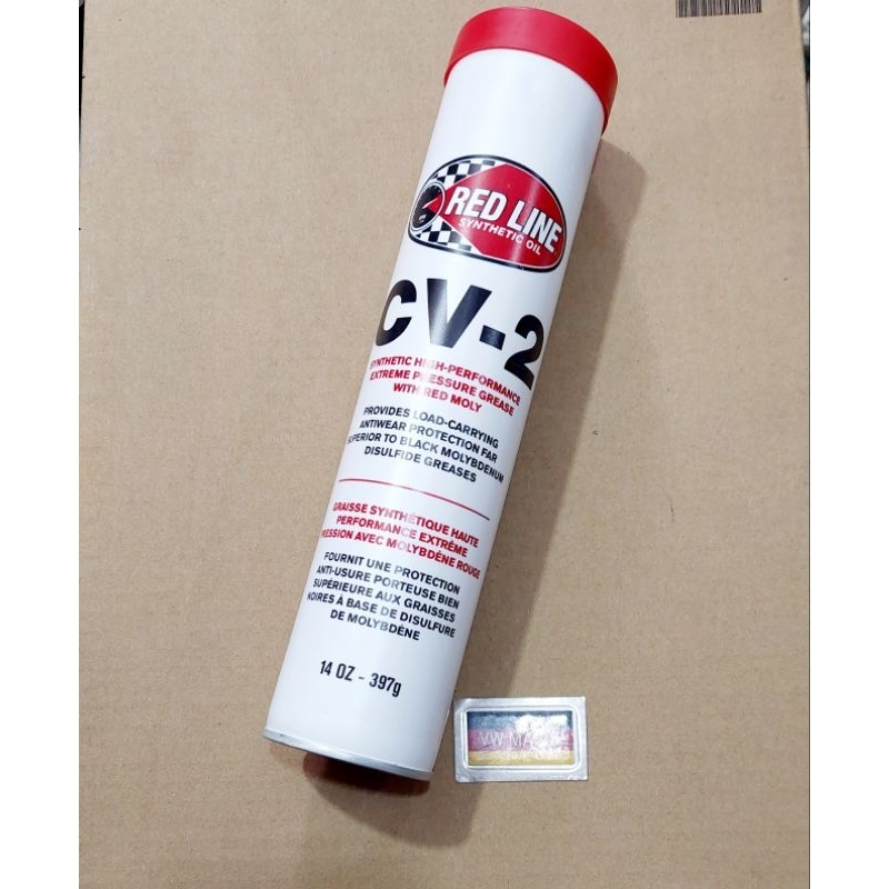 Grasso Sintetico Red Line CV-2 – Per Cuscinetti E Giunti, Temperatura Da -73°C A 260°C, 397g