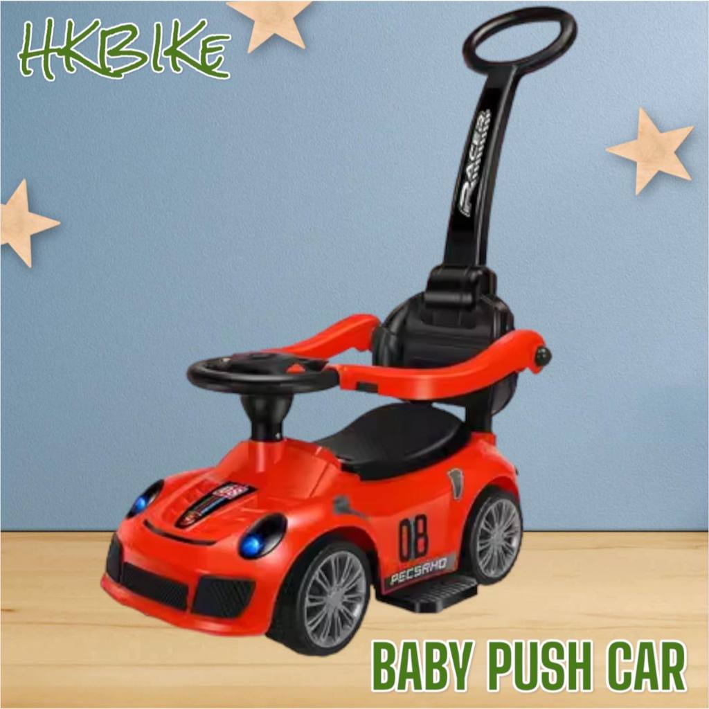 HKBIKE Multifunction Outdoor Kids Ride on Toy Car Push Stroller Baby ...