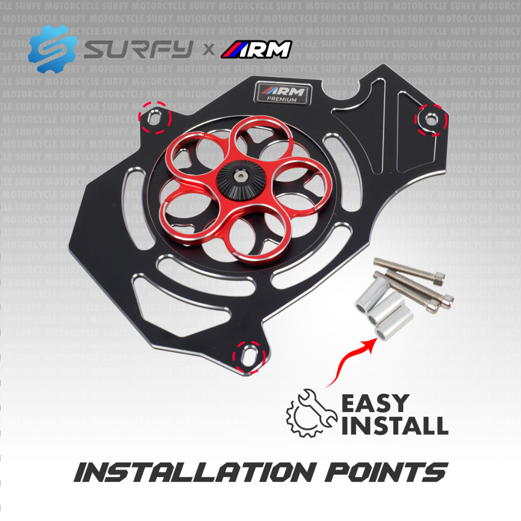 ARM Radiator Cover Windmill V2 Cutting Design Full CNC 2-Color Spinner ...