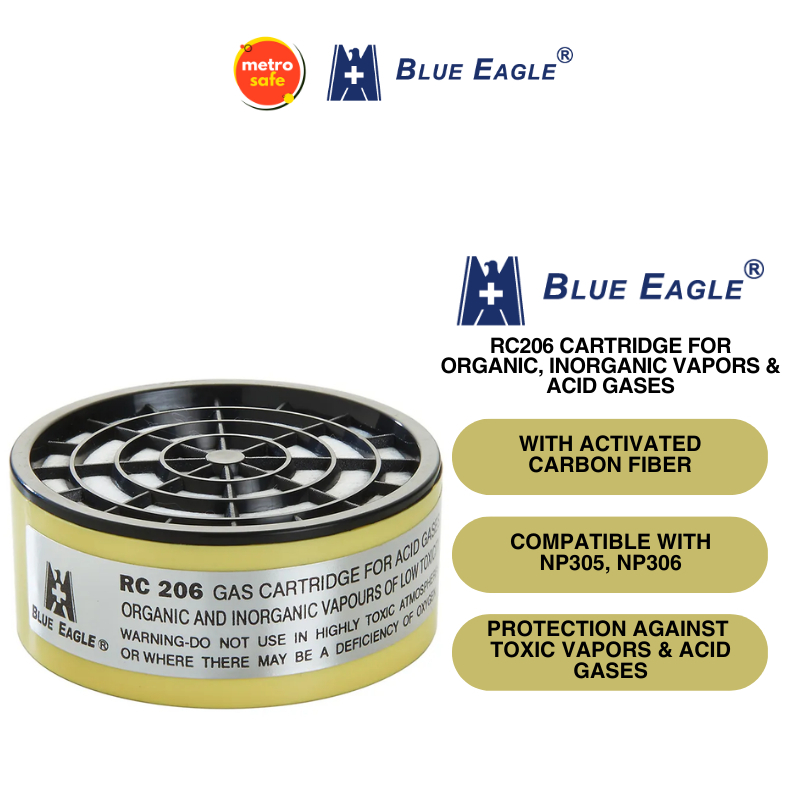 BLUE EAGLE RC206 Respirator Cartridge – Ecoequipment PPE Philippines