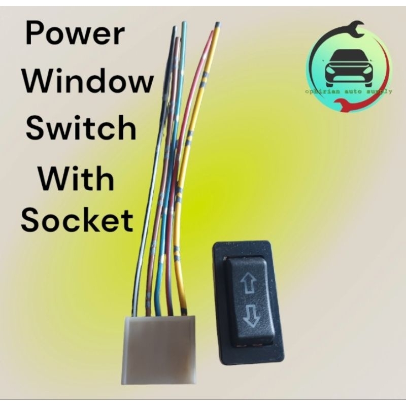 Universal power window switch with socket 5terminal | Shopee Philippines