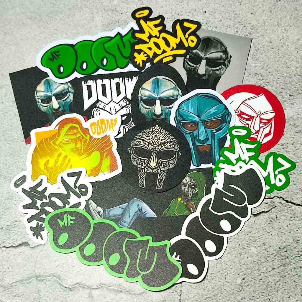 15PCS WATERPROOF VINYL STICKER / MF DOOM / AQUAFLASK /TUMBLER / CAR ...