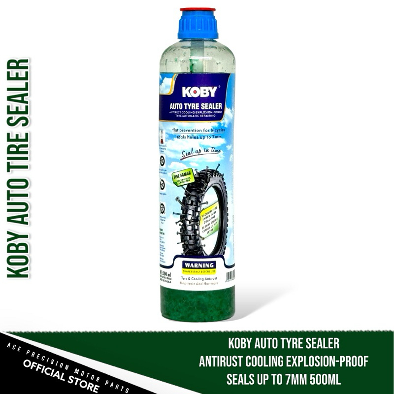 KOBY AUTO TIRE SEALER 500ml | Shopee Philippines