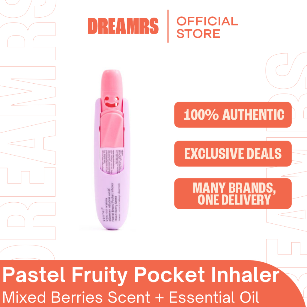 PASTEL 2-in-1 Pocket Inhaler Fruity Mixed Berries and Essential Oils ...