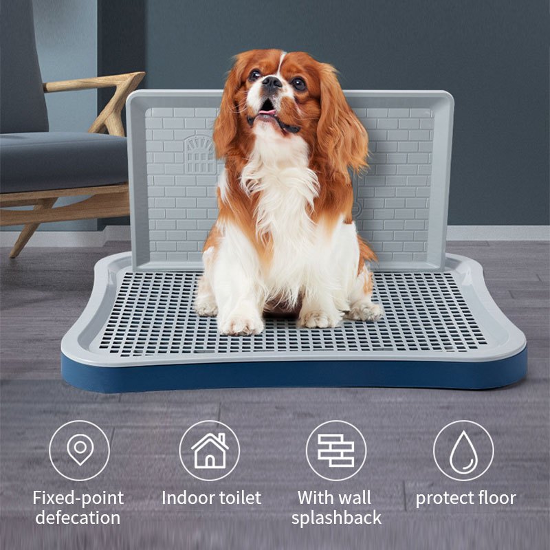 Dog Training Potty Pad with Wall Splash-Proof Pet Toilet Dog Potty ...