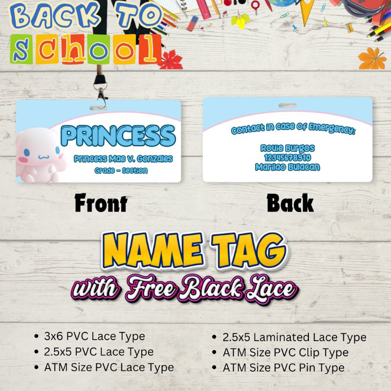 Customized/Personalized NAME TAGS | Shopee Philippines