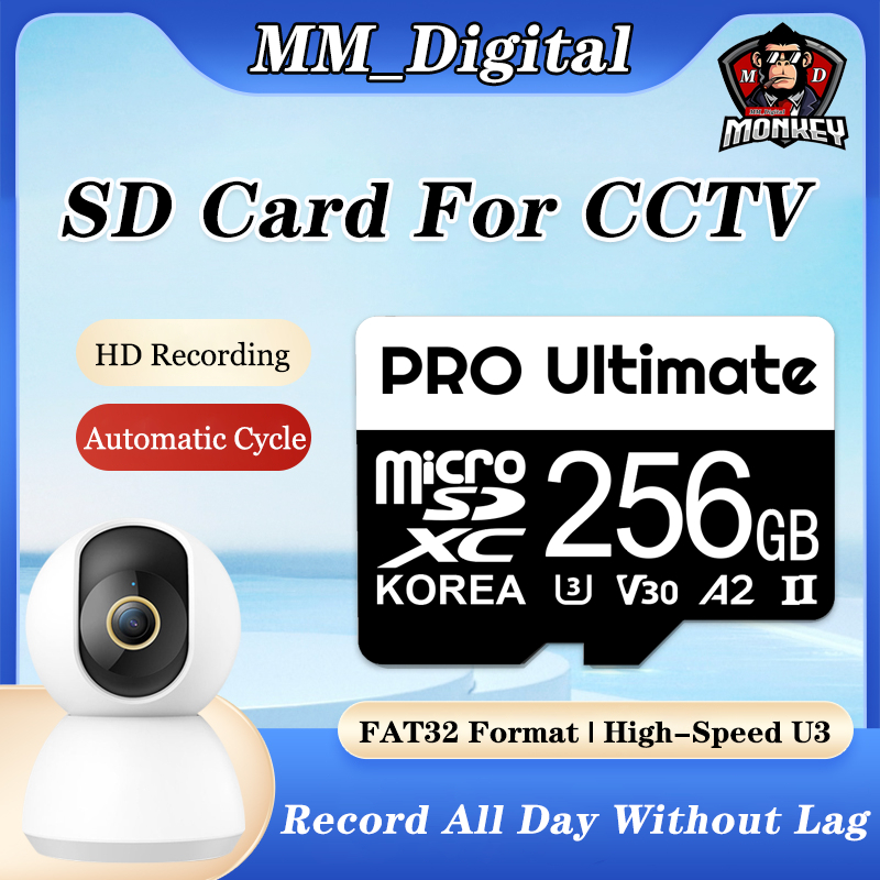 SD Card For CCTV Loop Recording Universal Memory Card FAT32 Format ...