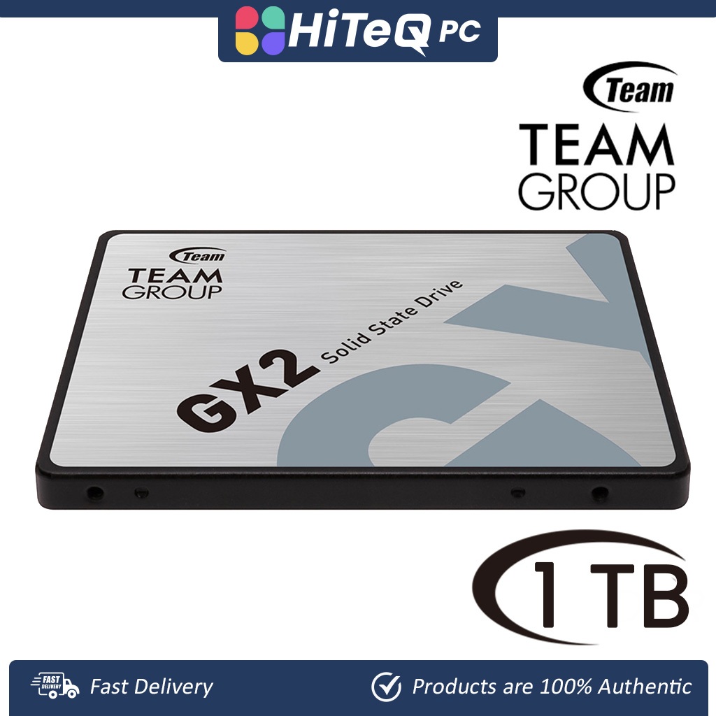 HiteqPC TeamGroup GX2 Sata III SSD 256GB, 512GB, 1TB