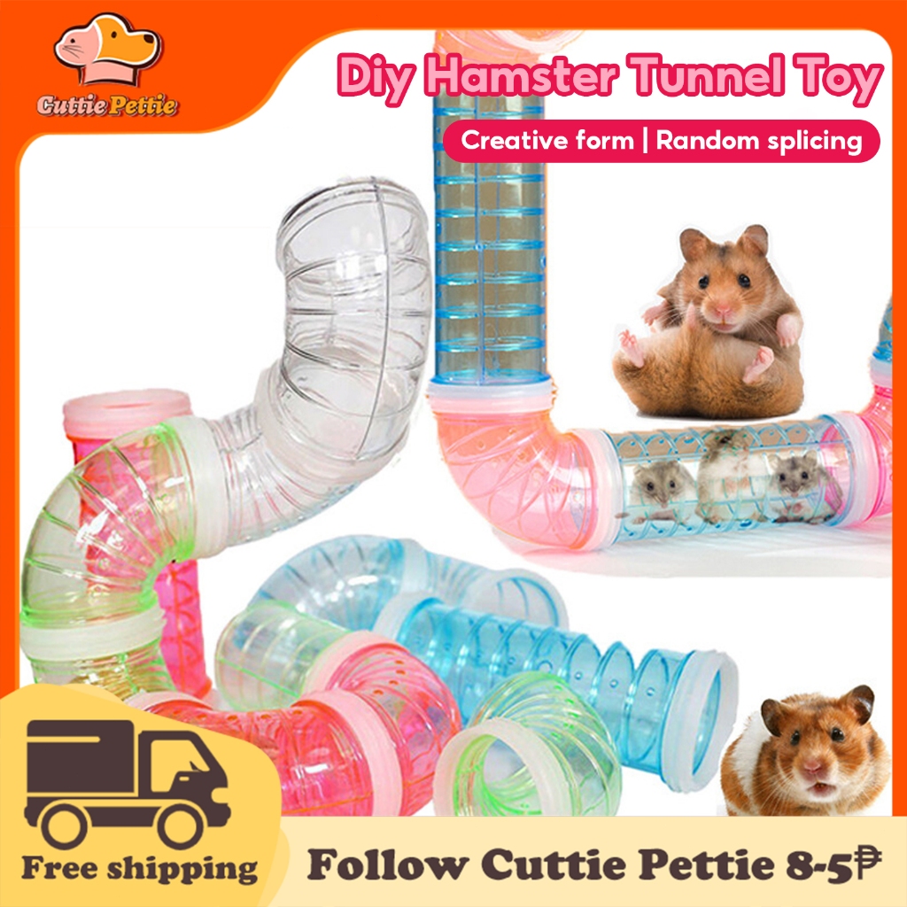 Decdeal Hamster Röhren Set – DIY Tunnel-System Für Den Käfig, 5,5 Cm Durchmesser, Erweiterbar
