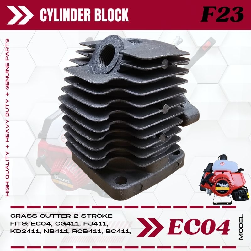 Cylinder Block Robin Ec04, Fujihama Cg411, Fujistar Fj411 2 Stroke ...