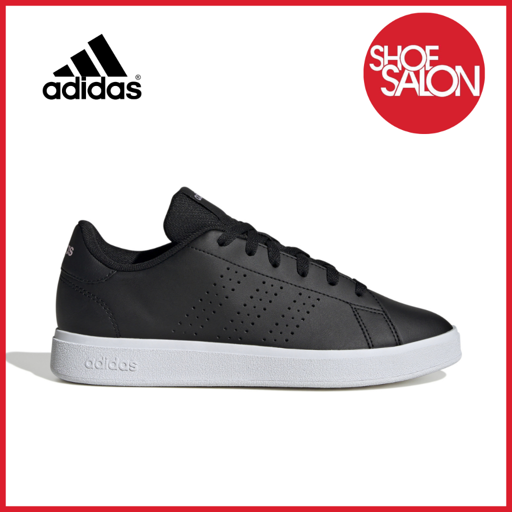 SHOE SALON Adidas Advantage Base 2.0 Women's Shoes Black/Clear Pink ...