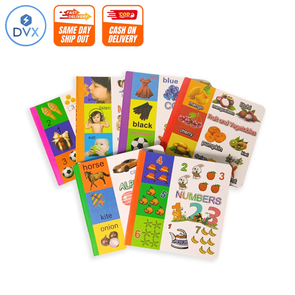 COD DVX Learning Board Book - #5057 Educational Books Kids kiddie read ...