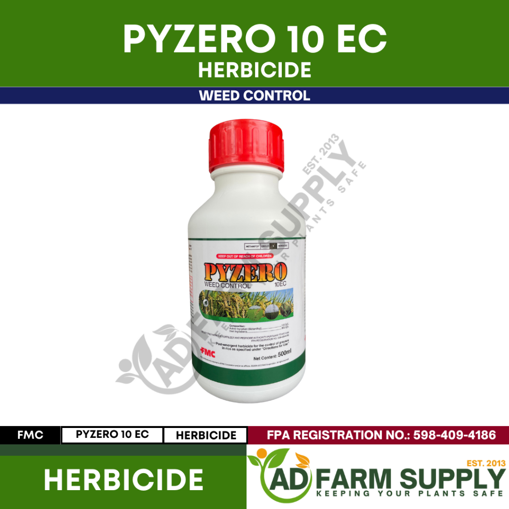 Fmc Pyzero 10 Ec Metamifop Post Emergent Herbicide 500ml Shopee Philippines 2603