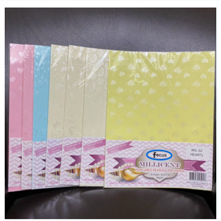 ARTHUB - FOCUS Millicent Scented Colored Paper Legal Size - 10 Sheets ...