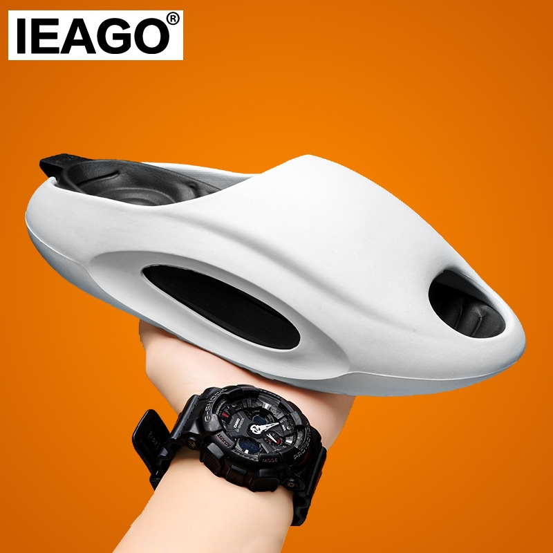 IEAGO Original Men Non-Slip EVA Slides Thick Platform Double Sole ...