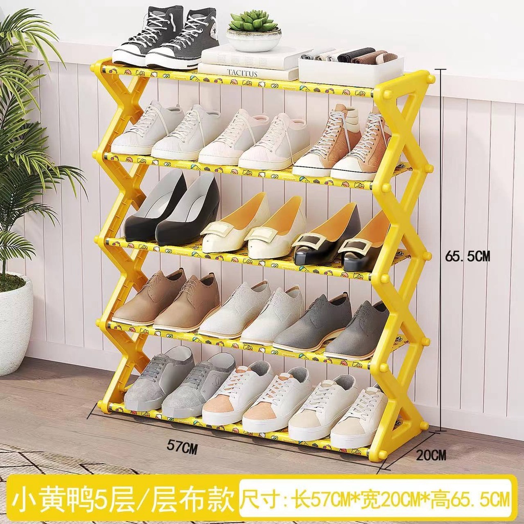 Multifunctional 5 layer X-shaped Shoe Rack Organizer | Shopee Philippines