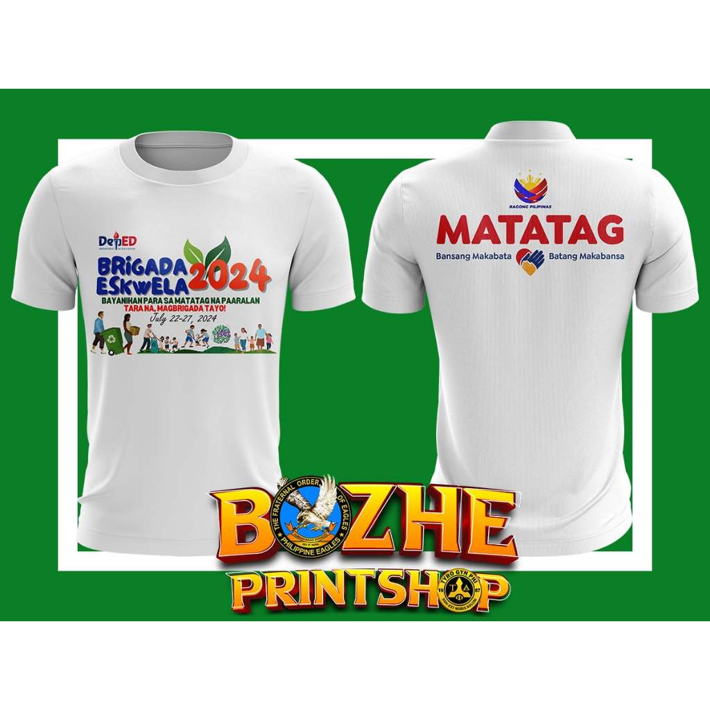 Brigada Eskwela Sublimation Shirt | Shopee Philippines