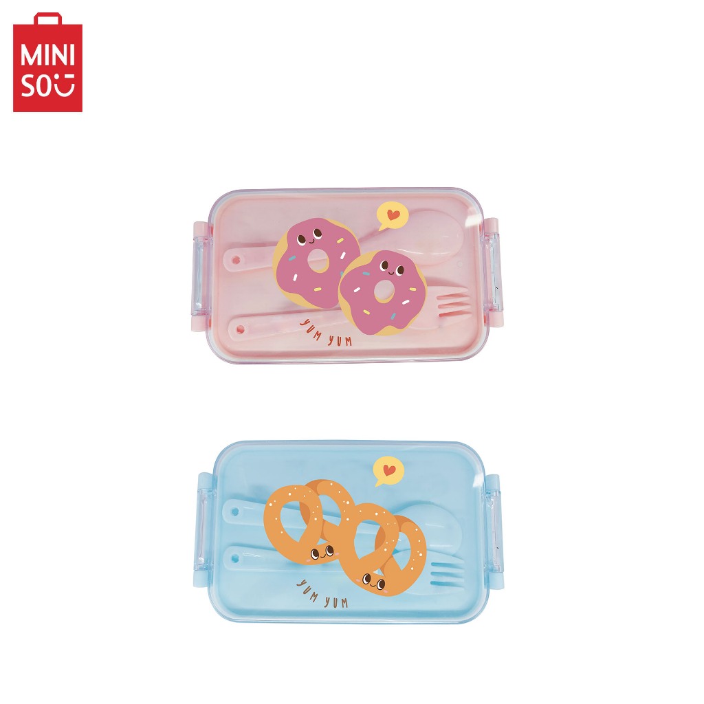 MINISO Happy Foods Collection Bento Box 470mL | Shopee Philippines