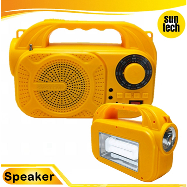 AM-8027 PLUS AM/FM Rechargeable Radio Power Bank Solar Bluetooth ...
