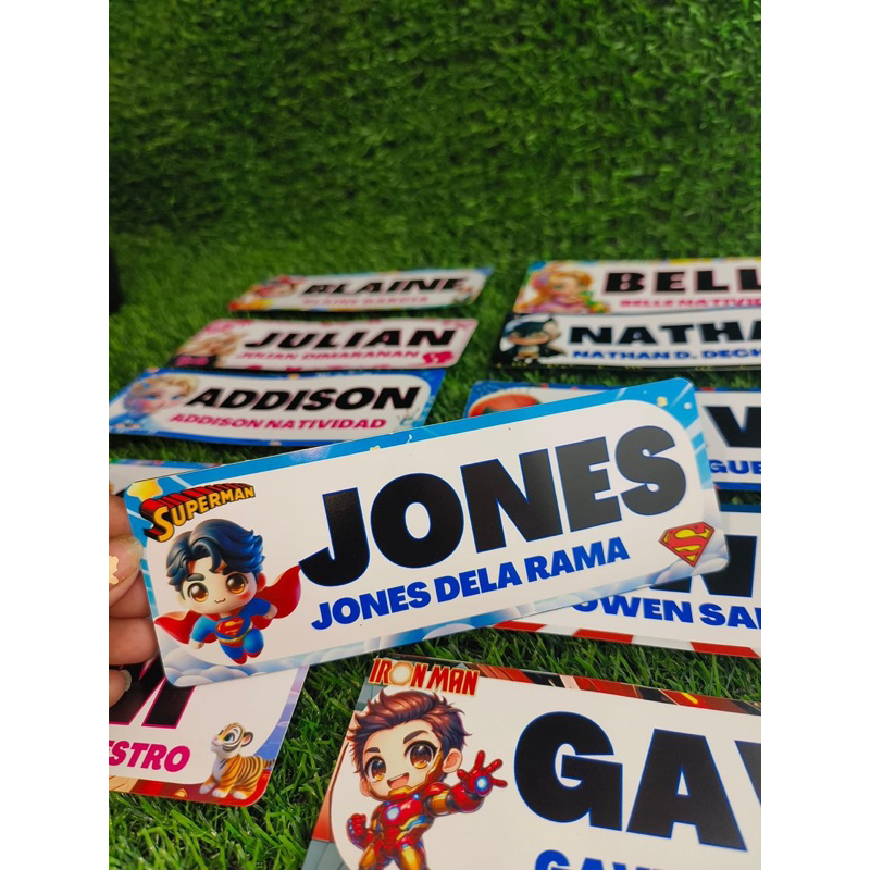 PVC Name Tags with free id lace | Shopee Philippines