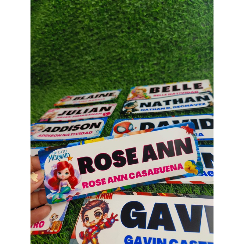 PVC Name Tags with free id lace | Shopee Philippines