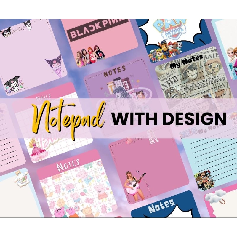 CUSTOMIZED/PERSONALIZED NOTEPAD | Shopee Philippines