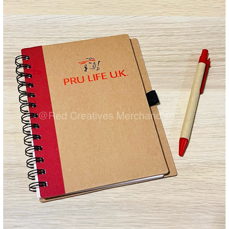 Pru Classic Notebook with Pen | Shopee Philippines