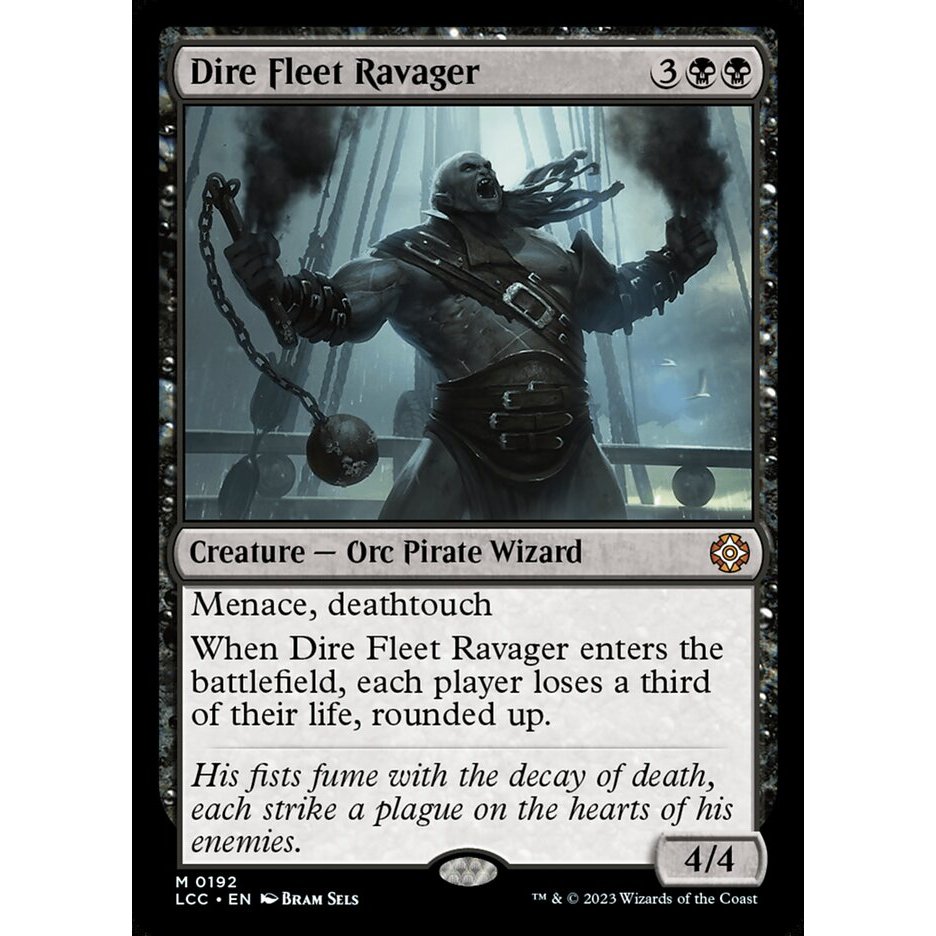 MTG Singles: Dire Fleet Ravager NM Black LCC Lost Caverns of Ixalan ...