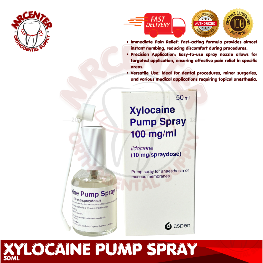 Instant Relief Dental Xylocaine Pump Spray 50mL Dec 2026 Exp Shopee