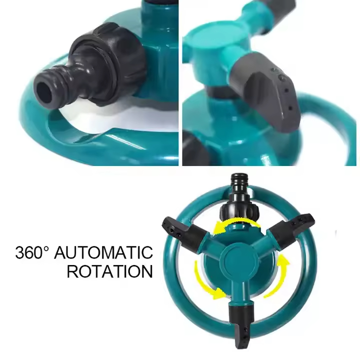 Garden Sprinklers Automatic Watering Lawn 360 Rotating Degree Grass ...